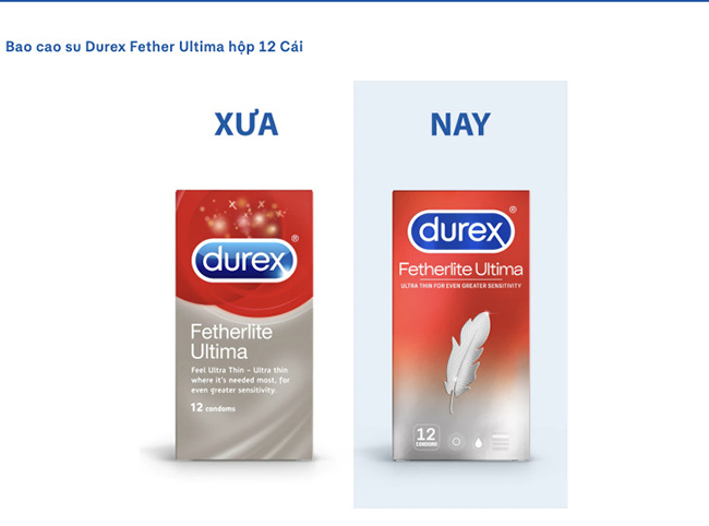 Bao cao su Durex siêu mỏng kéo dài thời gian bôi trơn cảm giác thật