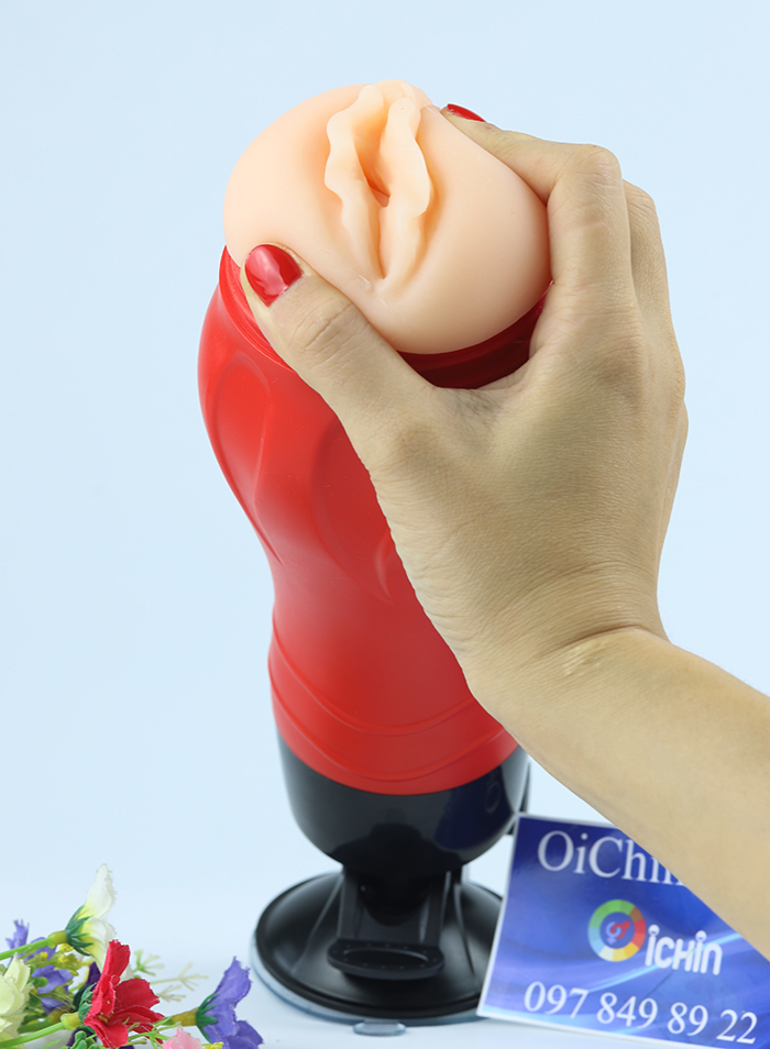 Âm đạo giả Crazy Bull hít tường 10 chế độ rung kích thích cực đã