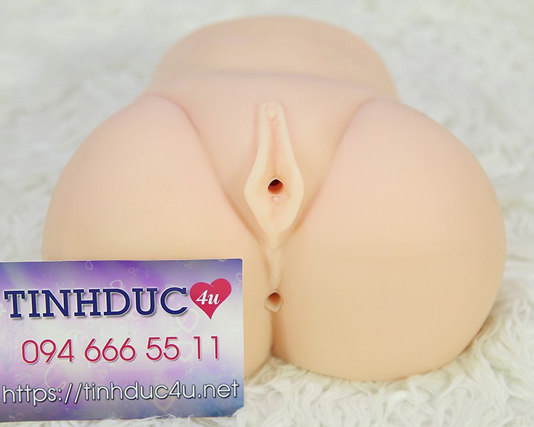 Crazy Bull silicon 2 lỗ âm đạo hậu môn rung đôi pin 3 AA tiện lợi