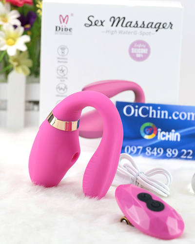 Dibe G-Spot ALVA 2 đầu rung 7 chế độ massage điều khiển từ xa pin sạc Dibe G-Spot ALVA 2 đầu rung 7 chế độ massage điều khiển từ xa pin sạc