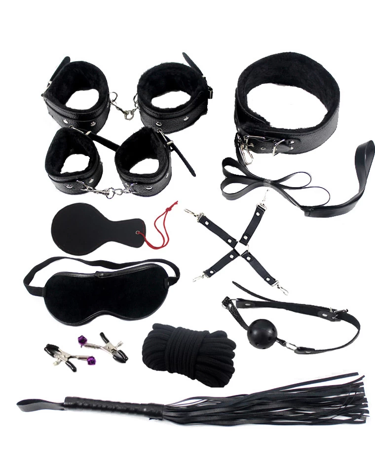 Đồ chơi bạo dâm Combo BDSM 10 món chuẩn 50 sắc thái chất lượng