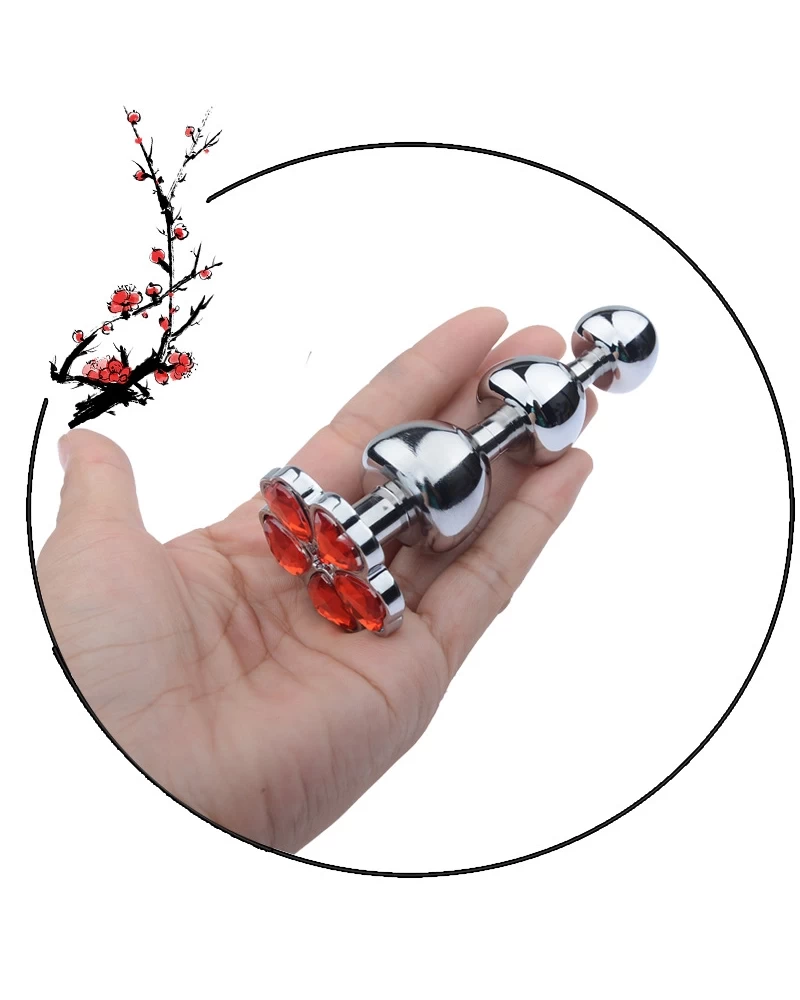 Đồ chơi hậu môn inox cherry bông hoa năm cánh an toàn không gỉ sét