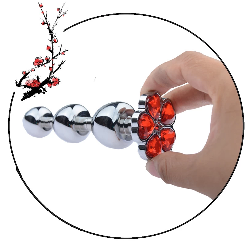 Đồ chơi hậu môn inox cherry bông hoa năm cánh an toàn không gỉ sét