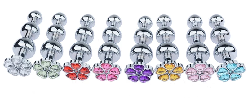 Đồ chơi hậu môn inox cherry bông hoa năm cánh an toàn không gỉ sét