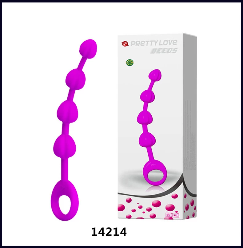 Đồ chơi hậu môn Pretty Love silicone siêu mềm dài tay cầm tiện lợi