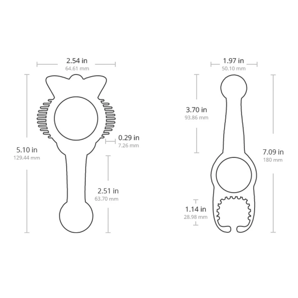DOMI 2 chày rung đa năng rung cực mạnh điều khiển không giới hạn