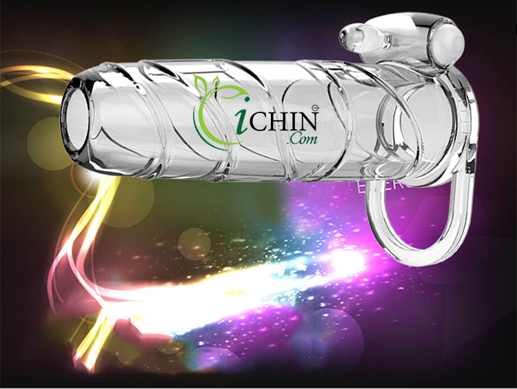 Bao cao su đôn dên hở đầu có quai đeo rung kích thích mạnh mẽ kéo dài quan hệ