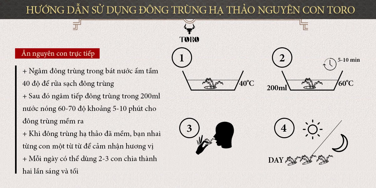 Đông Trùng Hạ Thảo Cao Cấp Tăng Sinh Lý Bồi Bổ Cơ Thể 5g Đông Trùng Hạ Thảo Cao Cấp Tăng Sinh Lý Bồi Bổ Cơ Thể 5g