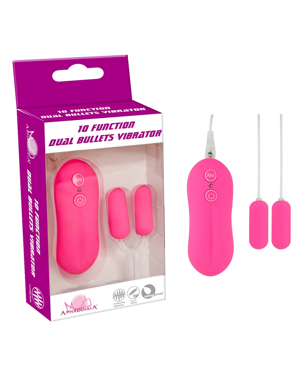 Dual Bullets 2 đầu mini 10 chế độ rung đa năng APHRODISIA