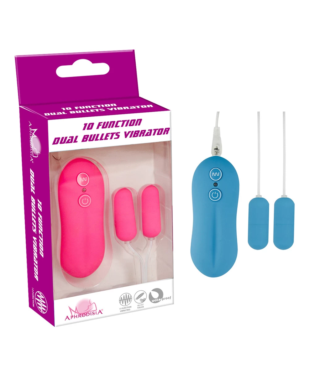 Dual Bullets 2 đầu mini 10 chế độ rung đa năng APHRODISIA