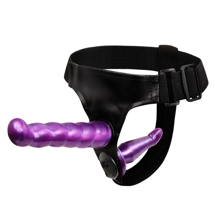 Dương vật giả 2 đầu Lybaile Harness silicone y tế kích thích điểm G