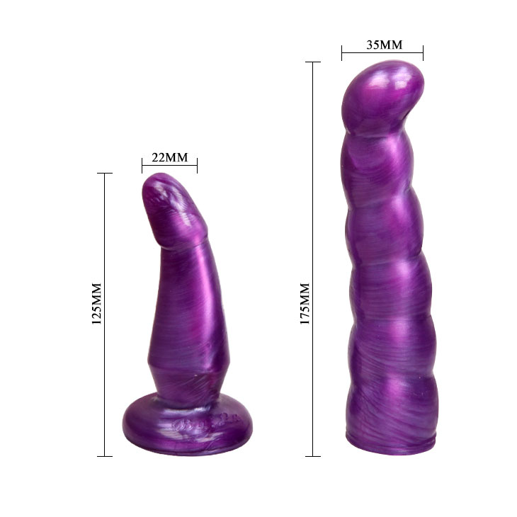 Dương vật giả 2 đầu Lybaile Harness silicone y tế kích thích điểm G