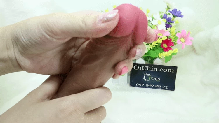 Dương vật giả SEXTOYS gắn tường silicone chuẩn size châu Á