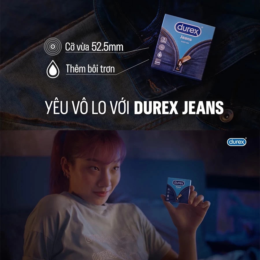Bao cao su Durex Chocolate Strawberry mùi thơm ngọt ngào mềm mượt
