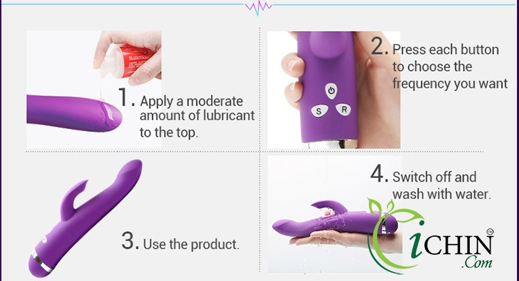 Durex R-vibe tỏa nhiệt rung 2 đầu 12 chế độ cao cấp mềm mịn