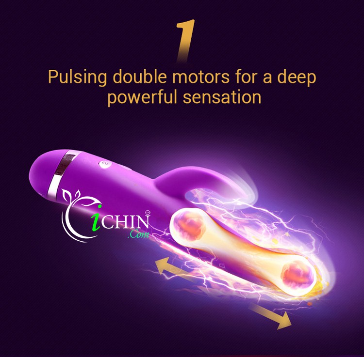 Durex R-vibe tỏa nhiệt rung 2 đầu 12 chế độ cao cấp mềm mịn