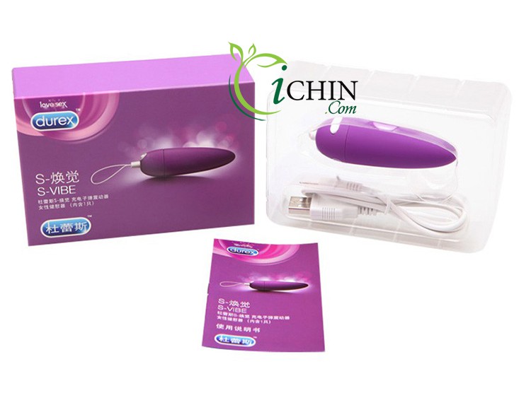 Trứng rung Durex S Vibe pin sạc mạnh không thấm nước