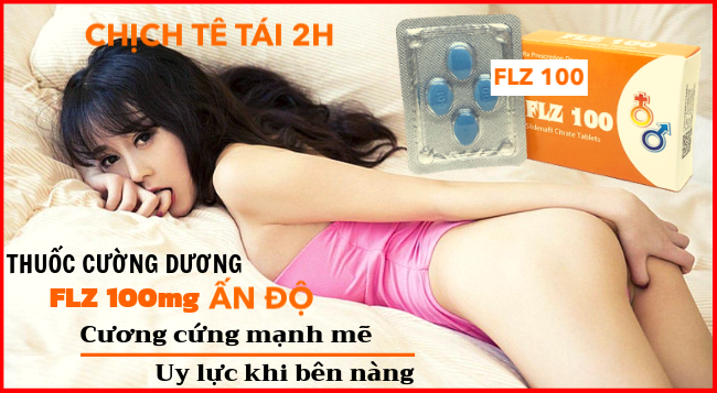 Thuốc cường dương FLZ 100 Ấn Độ tăng sinh lý chống xuất tinh sớm