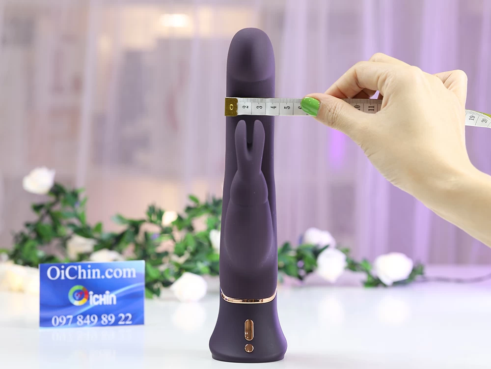 Máy rung tai thỏ G Spot Stroker Greedy Girl silicon cao cấp đa chế độ