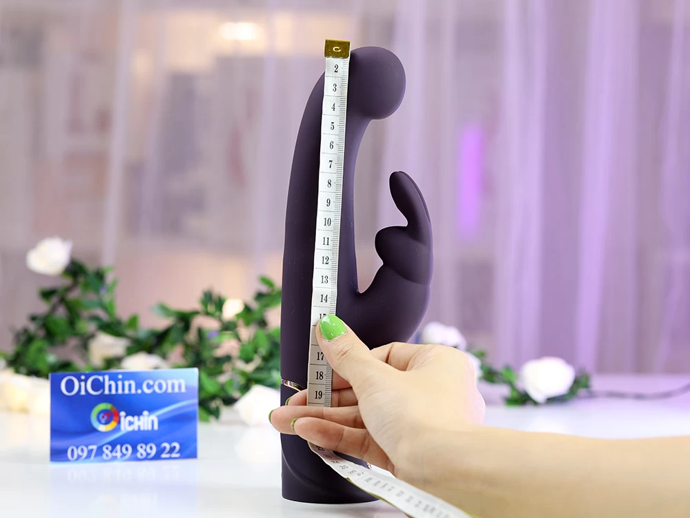 Máy rung tai thỏ G Spot Stroker Greedy Girl silicon cao cấp đa chế độ