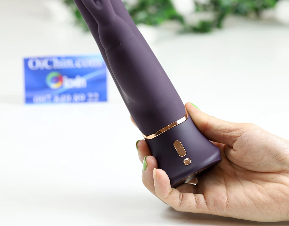 Máy rung tai thỏ G Spot Stroker Greedy Girl silicon cao cấp đa chế độ
