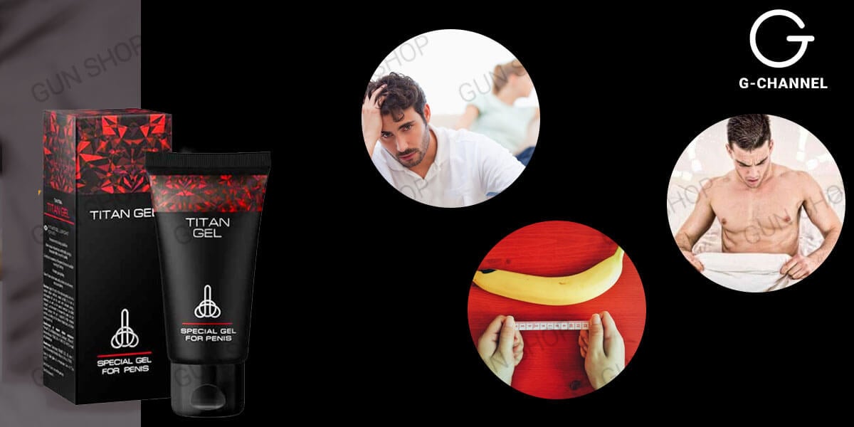 Gel bôi trơn Titan Nga tăng kích thước dương vật siêu mượt 50ml
