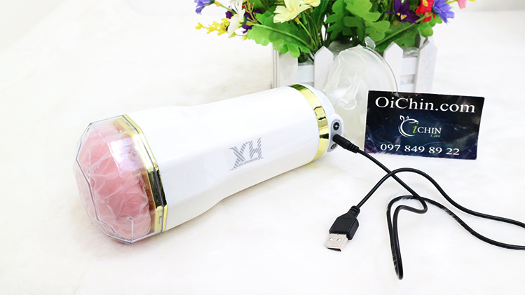 Âm đạo giả HX gắn tường rung có âm thanh rên gợi tình cao cấp