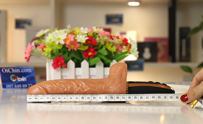 JEUSN dương vật giả cầm tay rung thụt tỏa nhiệt mềm mại cao cấp silicone