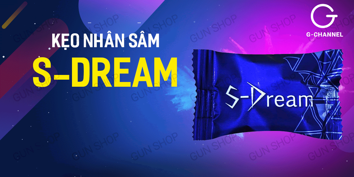 Kẹo nhân sâm S-Dream tăng sinh lý nam viên ngậm tiện lợi