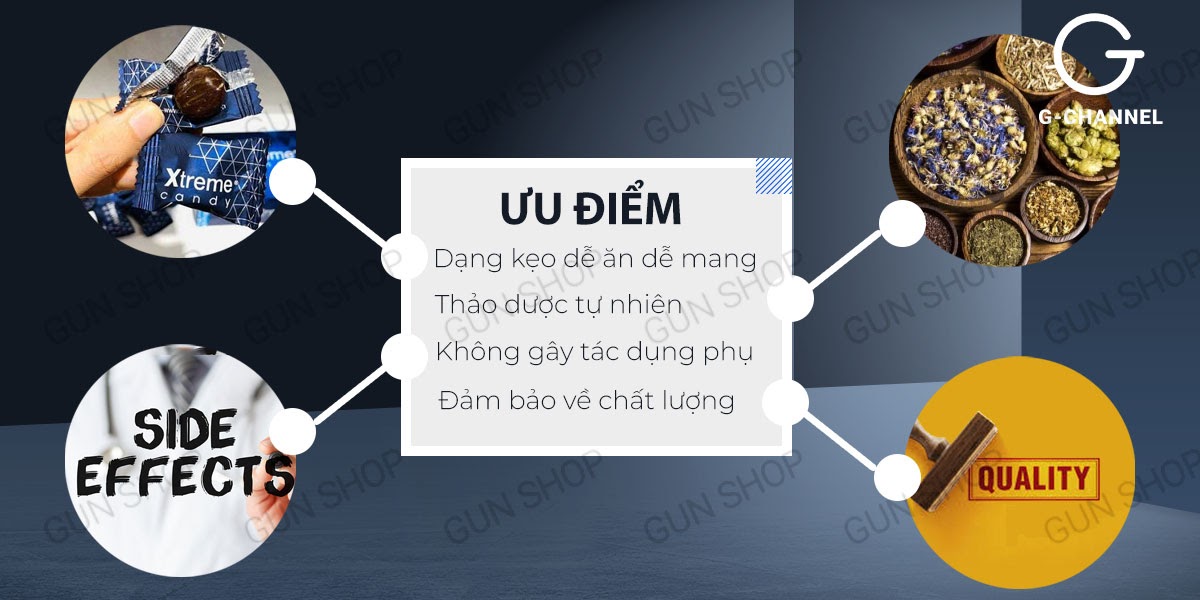 Kẹo nhân sâm Xtreme tăng cường sinh lý nam viên ngậm tiện lợi dễ dùng Kẹo nhân sâm Xtreme tăng cường sinh lý nam viên ngậm tiện lợi dễ dùng