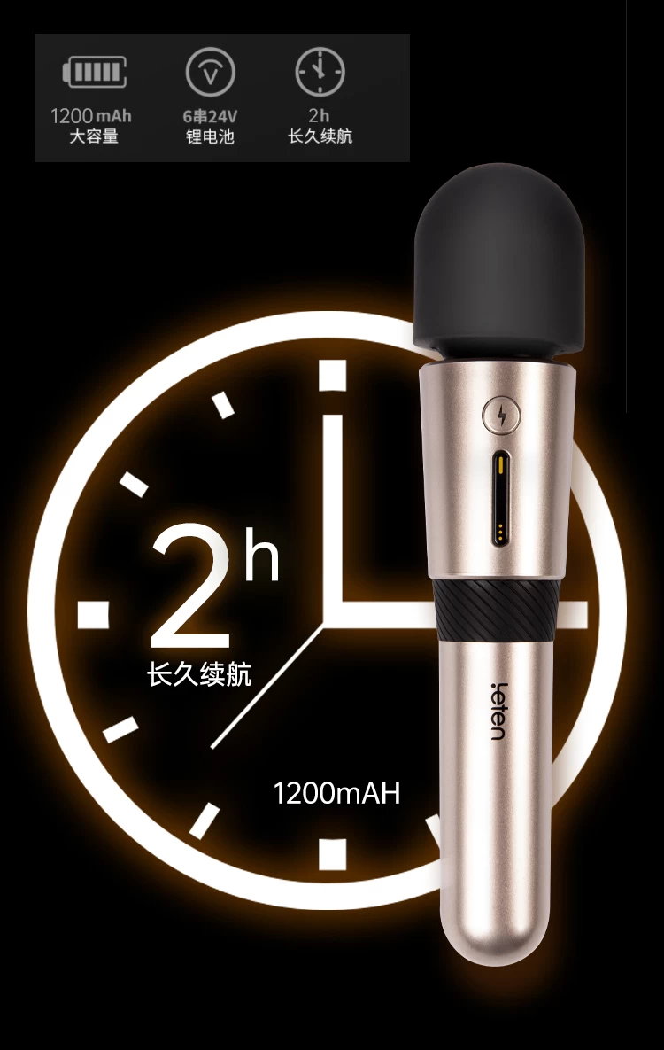 Leten Lightning AV Stick Version 3 chày rung sạc pin mạnh Leten Lightning AV Stick Version 3 chày rung sạc pin mạnh