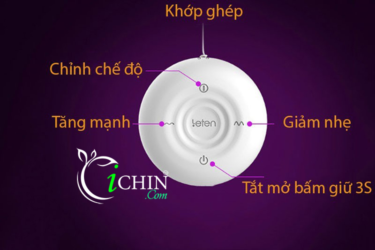 Leten Surge trứng rung pin sạc điều khiển từ xa cao cấp