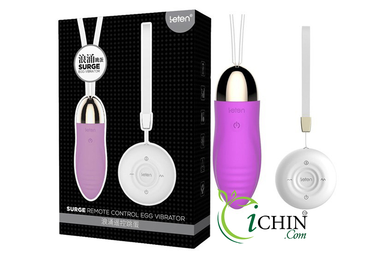 Leten Surge trứng rung pin sạc điều khiển từ xa cao cấp