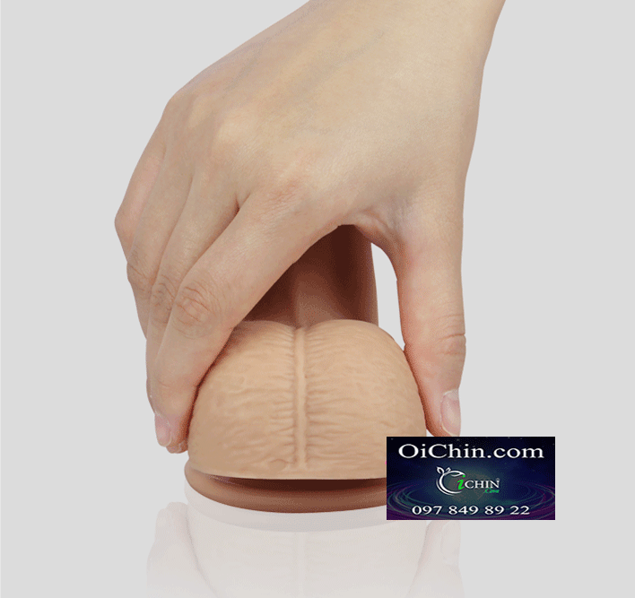 Lovetoy 8 inch siêu mềm gắn tường hai lớp âm đạo giả chuẩn y tế