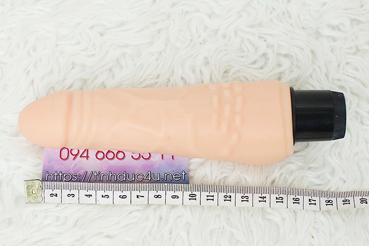 Lovetoy 8 Inch Real Feel Silicone Siêu Mềm Rung Mạnh Mẽ