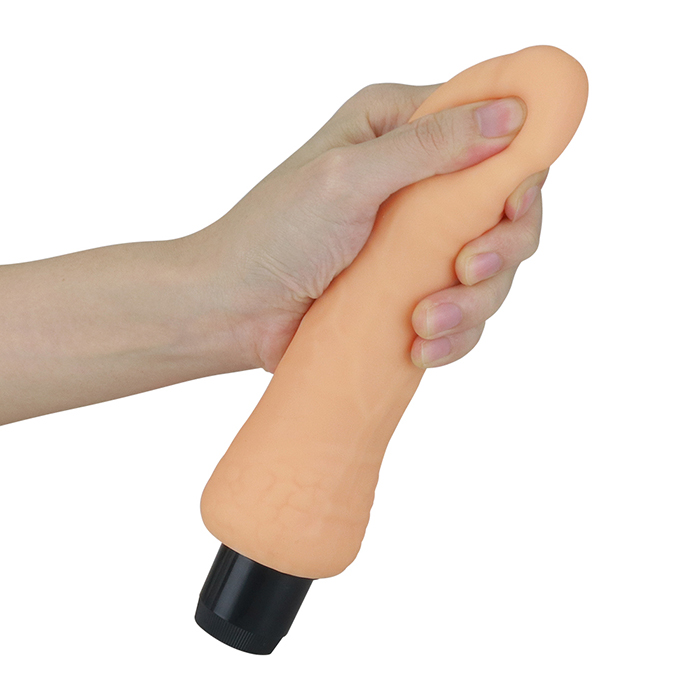 Lovetoy 8 Inch Real Feel Silicone Siêu Mềm Rung Mạnh Mẽ