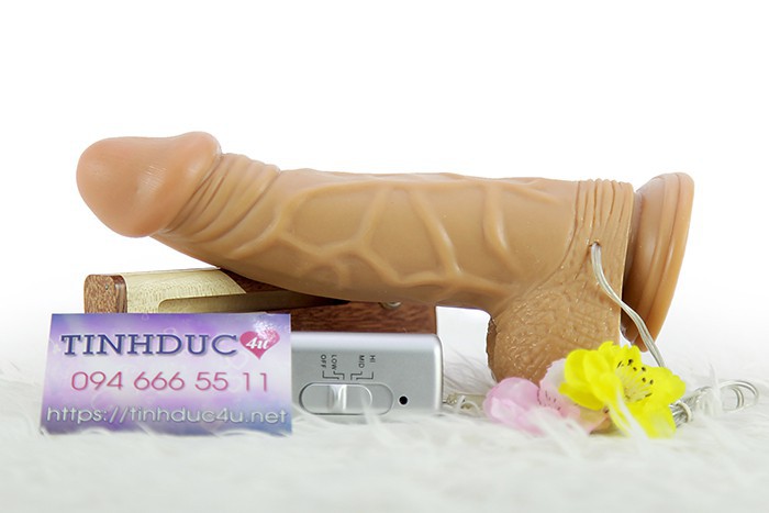 Lovetoy Real Extreme 5cm dương vật giả gắn tường có rung hàng khủng