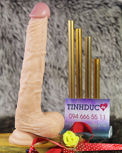 Dương vật giả Lovetoy 9.5 inch rung hít tường size lớn silicon chính hãng