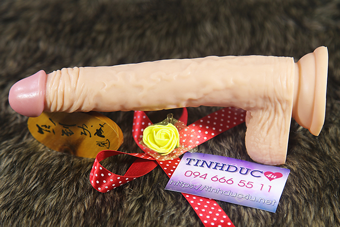 Dương vật giả Lovetoy 9.5 inch rung hít tường size lớn silicon chính hãng