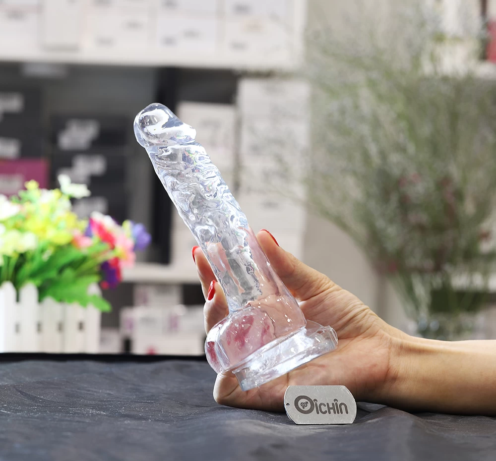 Lovetoy Flawless Clear 7.5 inch dương vật giả silicone trong suốt an toàn