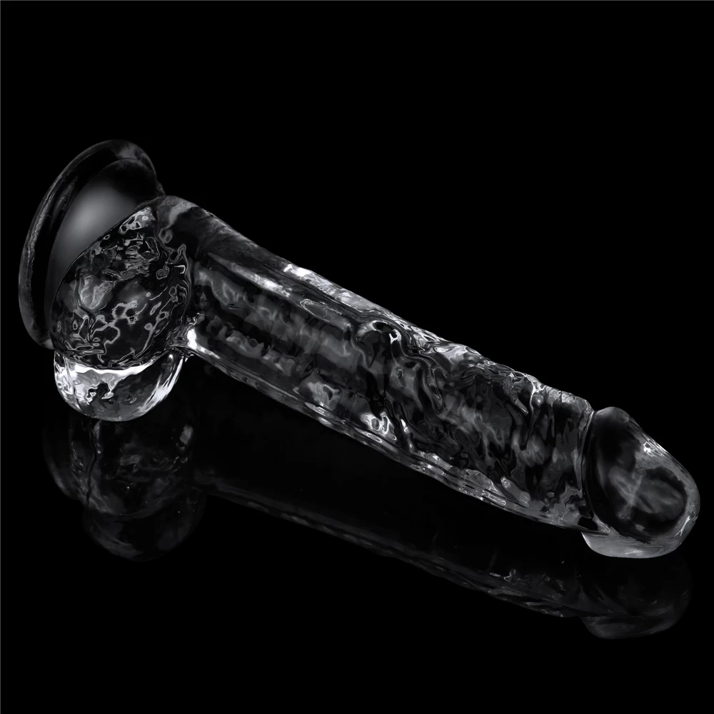 Lovetoy Flawless Clear 7.5 inch dương vật giả silicone trong suốt an toàn