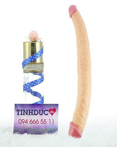 Dương vật giả 2 đầu Lovetoy Double silicon mềm mịn cao cấp