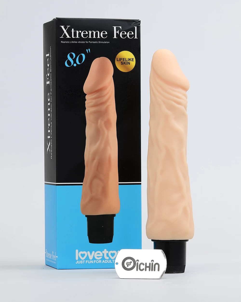 Lovetoy Realfeel 8 inch rung mạnh silicone siêu mềm