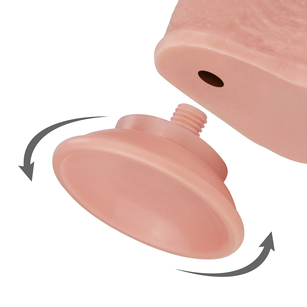 Lovetoy Sliding-Skin 7 inch gắn tường 2 lớp da siêu mềm mịn TPE chất lượng