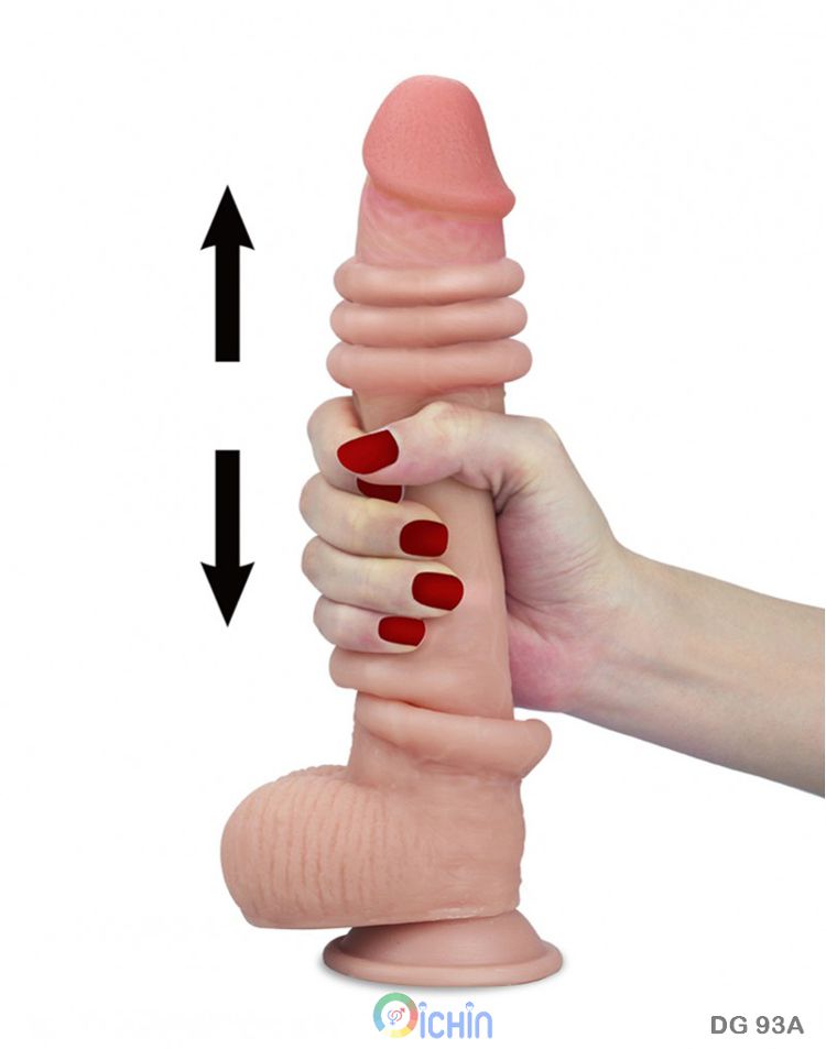 Lovetoy trượt da 2 lớp 9 inch siêu mềm gắn tường TPE cao cấp
