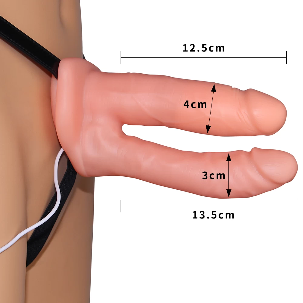 Dương vật giả Unisex Hollow rung điều khiển từ xa bền