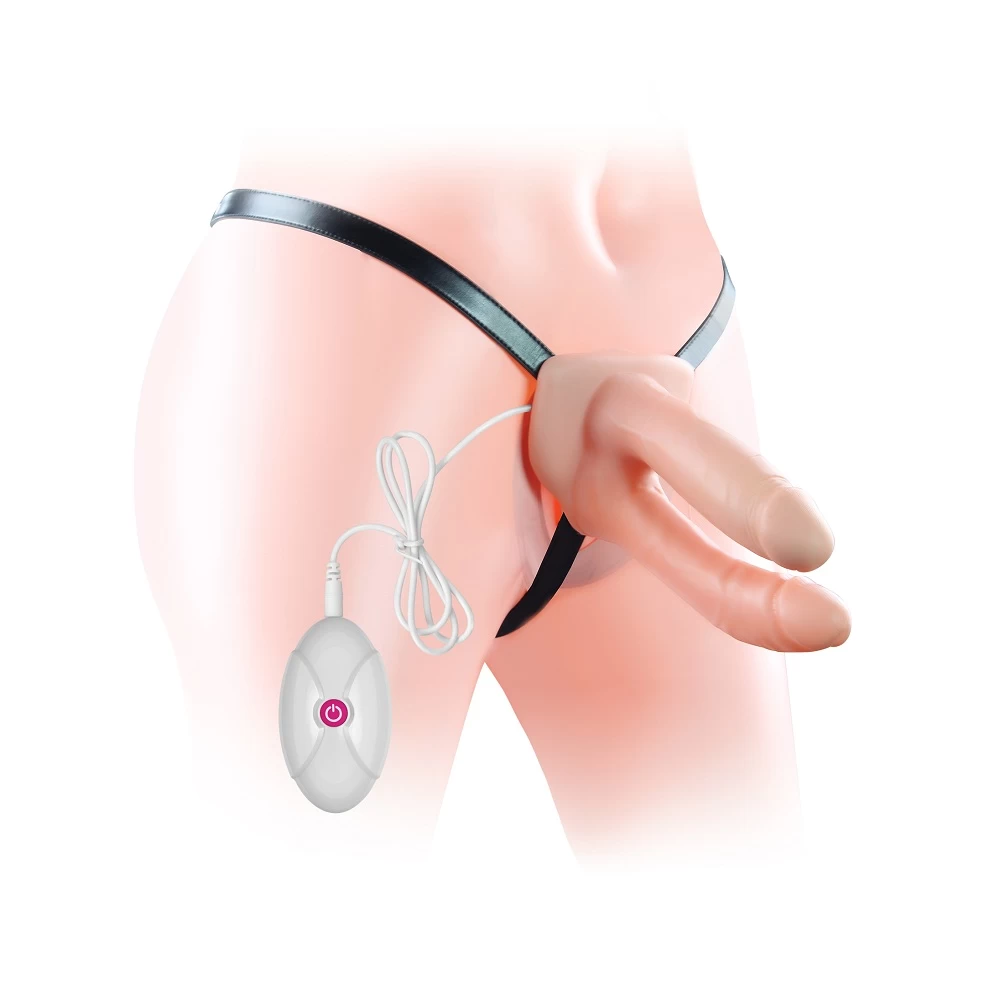 Dương vật giả Unisex Hollow rung điều khiển từ xa bền