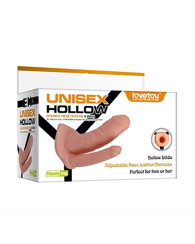 Dương vật giả Unisex Hollow rung điều khiển từ xa bền