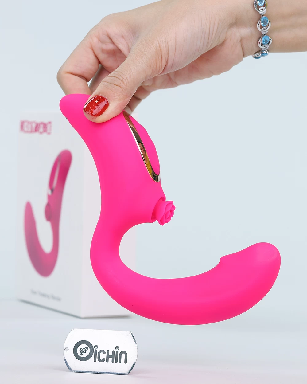 Loving World Rose Thumping Máy Massage Rung Tỏa Nhiệt Cho Nữ