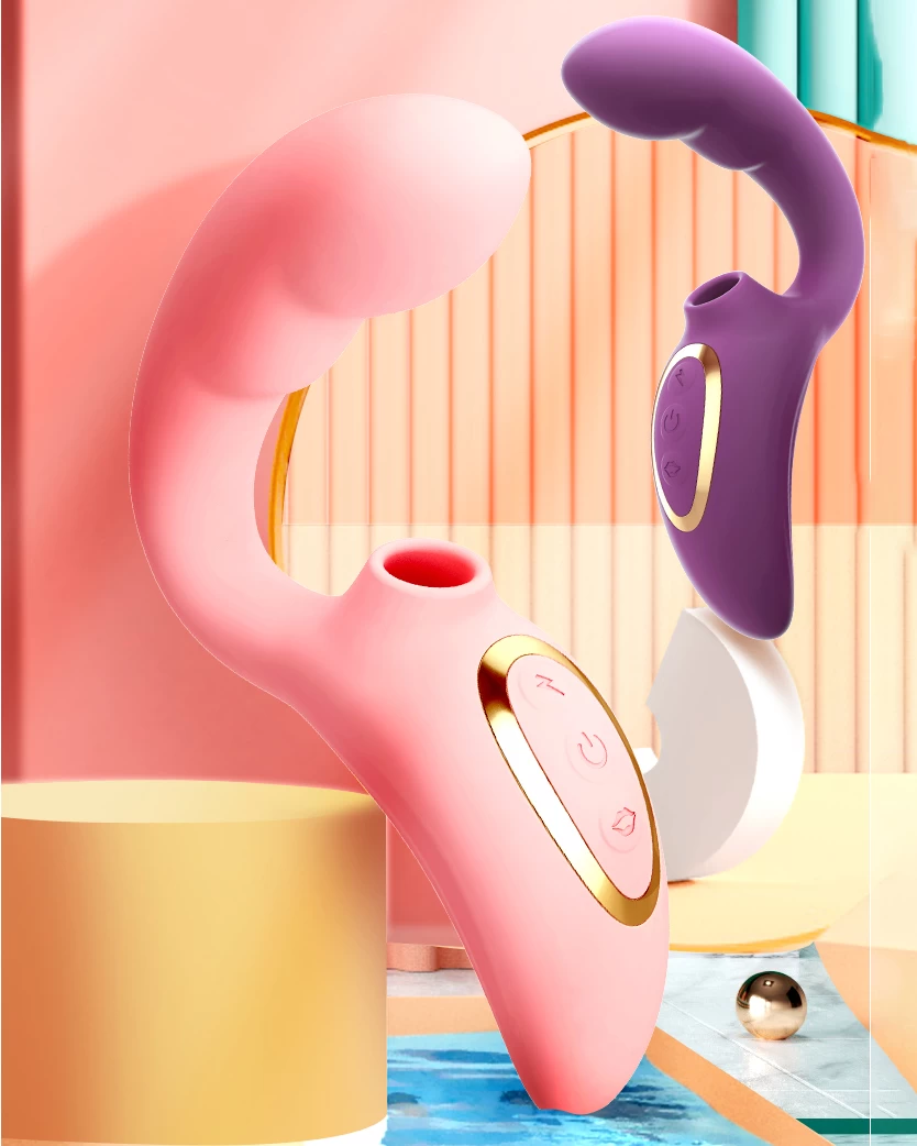 Loving World Suction and Tongue rung điểm G phát nhiệt đa chế độ